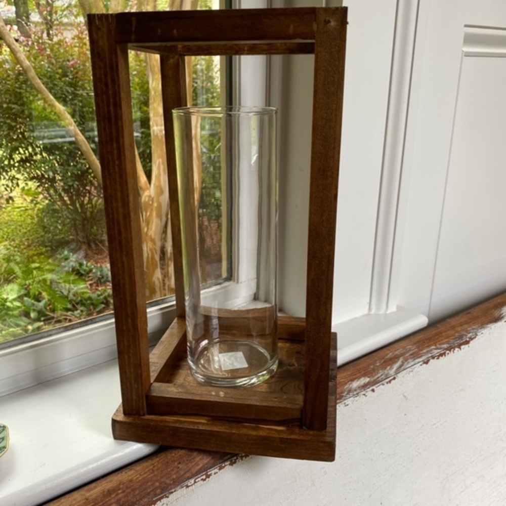 Custom Made Wooden Lantern - Picture 2 of 5